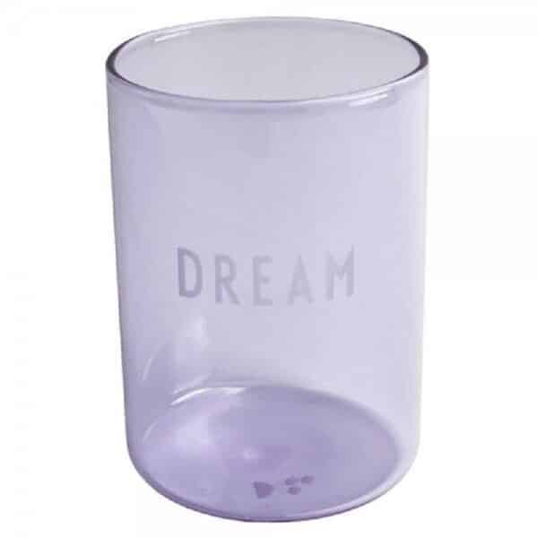 Design Letters Cocktailglas Trinkglas Favourite Glass Dream Purple