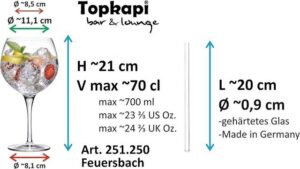 Topkapi elite Cocktailglas Topkapi elite Aperol Spritz Glas Feuersbach XL - 13-tlg