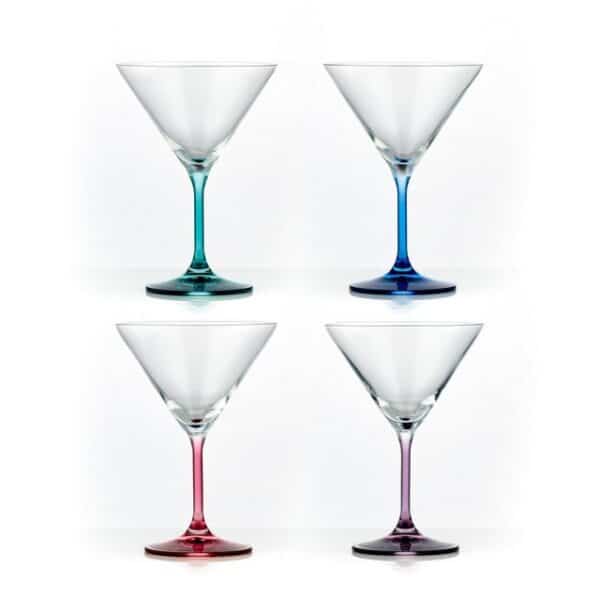 Crystalex Cocktailglas Spectrum Cocktailglas 290 ml 4er Set