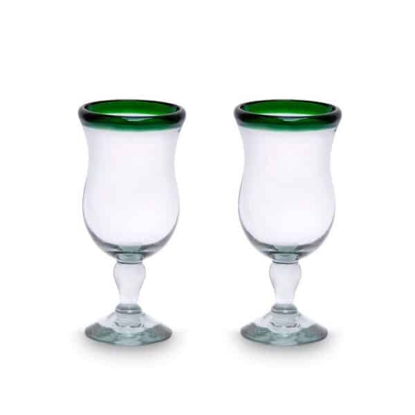 mitienda Cocktailglas Cocktailgläser 2er Set grün