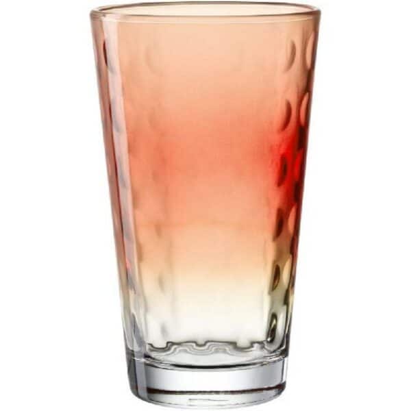 LEONARDO Cocktailglas Leonardo Trinkglas Optic Koralle (Groß)