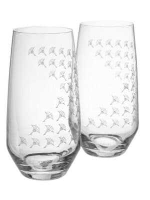 Joop! Cocktailglas JOOP! LIVING - FADED CORNFLOWER Longdrinkglas 2er Set