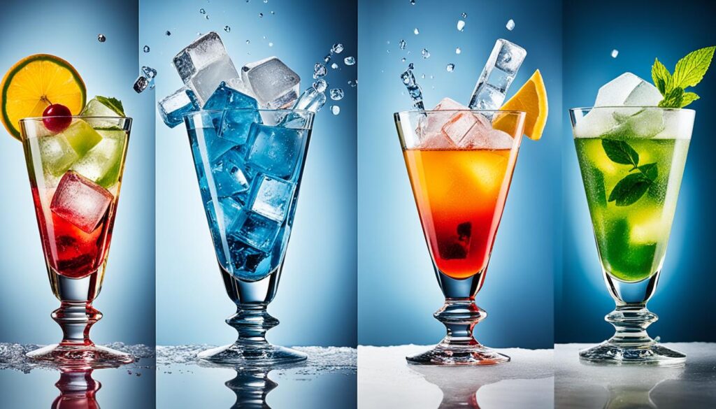Die Rolle von Eis in Cocktails