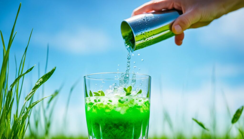 cocktail grüne wiese